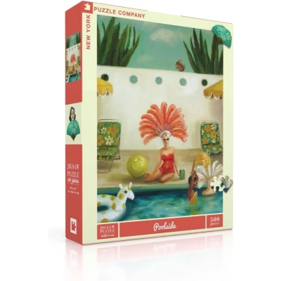 Afbeelding van New York Puzzle Company Poolside 500 stukjes