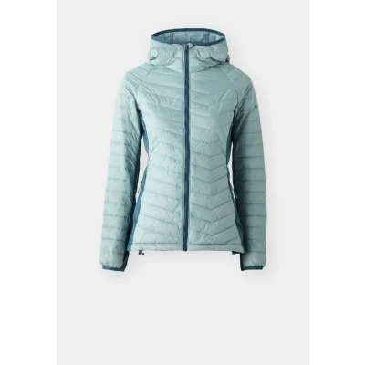 Afbeelding van Columbia Powder PASS II Hybrid Hooded Jacket Outdoorjas, Dames, Maat: Large, Crushed blue/everblue