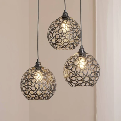 Afbeelding van KOBO Living Hanglamp Maze 3L Round