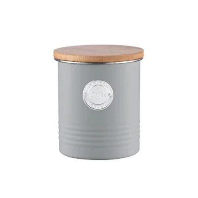 Afbeelding van Typhoon Living voorraaddoos voor koffie grijs ø 12cm H 14cm
