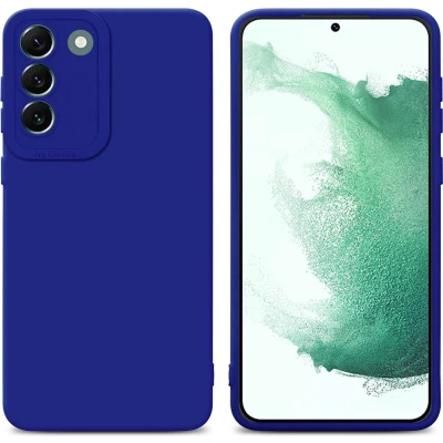 Afbeelding van Cadorabo Hoesje geschikt voor Samsung Galaxy S22 PLUS in Fluid BLAUW Beschermhoes gemaakt van flexibel TPU silicone Cover Case