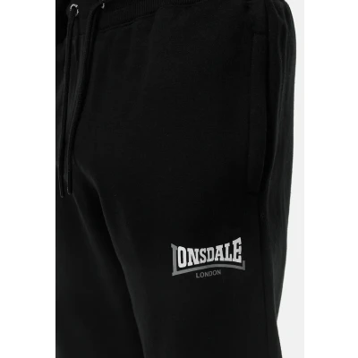 Afbeelding van Lonsdale MIT Kapuze Normale Passform Yetli Sweater met rits, Heren, Maat: Large, Black white grey