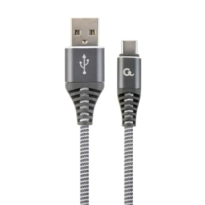 Afbeelding van Gembird CC USB2B AMCM 1m WB2 USB kabel 2.0 A C Grijs, Wit