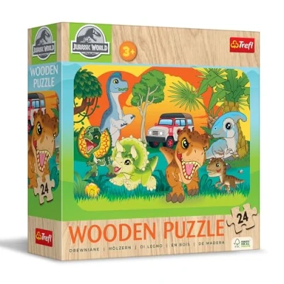 Afbeelding van Trefl Houten Puzzel Junior 24 Jurassic World