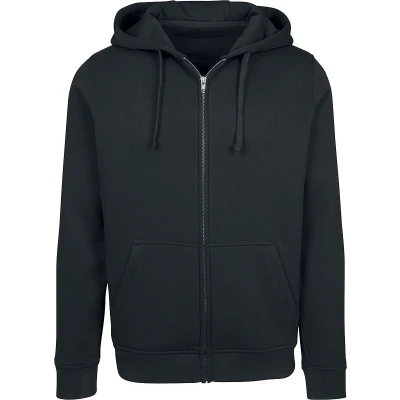 Afbeelding van Build your Brand Merch Zip Hoody BY085 Black