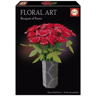 Image de Jeu Creatif Bouquet de Roses Art Floral Educa
