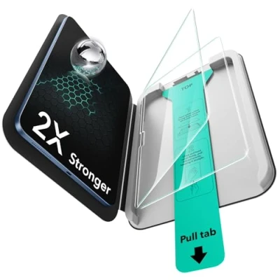Afbeelding van ESR 2 stuks gehard glas voor iPad 11/10e generatie (2025/2022) 10,9 inch, displaybeschermfolie met eenvoudige toepassing, krasbestendig, HD helderheid