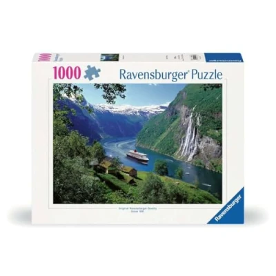 Afbeelding van Legpuzzel Noors Fjord, 1000st.