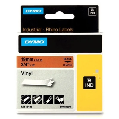 Image de Rubanétiquette Industrielle Rhino Vinyle Auto adhésive Dymo