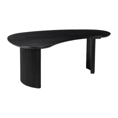 Afbeelding van Vente unique Salontafel van mangohout Zwart TAMENIA Maison Céphy