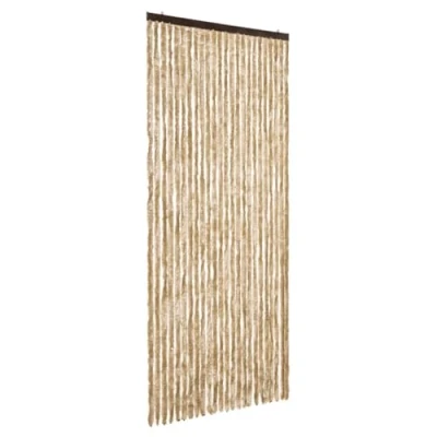 Afbeelding van Vliegengordijn 100x200 cm chenille beige