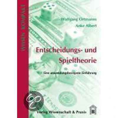 Afbeelding van Entscheidungs Und Spieltheorie