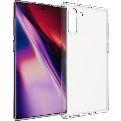 Afbeelding van Accezz Hoesje Geschikt voor Samsung Galaxy Note 10 Siliconen Clear Backcover Transparant