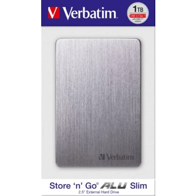 Afbeelding van Verbatim Stor n Go 1 TB Externe harde schijf (2,5 inch) USB 3.2 Gen Space grijs 53662