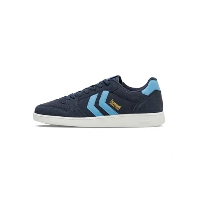 Afbeelding van Hummel Handball Perfekt Unisex Sneakers laag, Maat: 40, Black iris Imitatieleer/ textiel