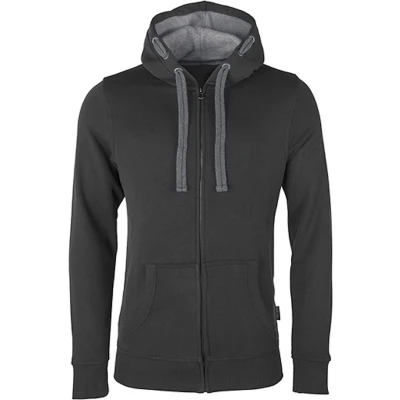 Afbeelding van Men&#039;s Hooded Jacket met ritssluiting Dark Grey XL