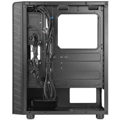 Afbeelding van Azza Prime Gamingkast 3x A RGB ventilator (ATX, mATX, ITX), PC behuizing, Zwart