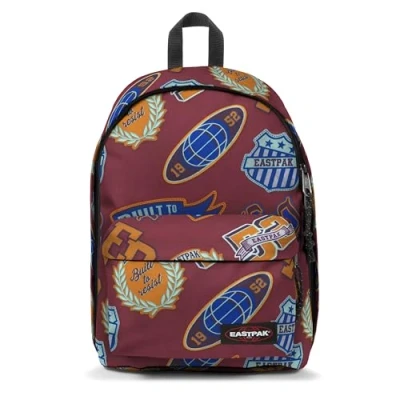 Image de Eastpak OUT OF OFFICE Sac à Dos, 27 L, Clash Burgundy (Rouge)