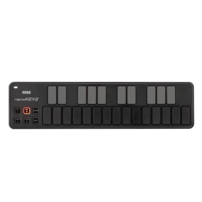 Afbeelding van Korg nanoKEY 2 zwart MIDI Studio Controller Master keyboard mini