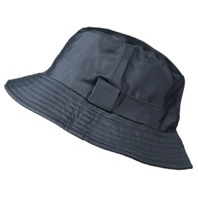 Afbeelding van TOUTACOO, Regenhoed in nylon look, regenhoed, 06 blauw, L