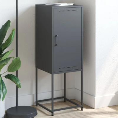 Afbeelding van Hoge kast 36x39x107 cm staal antracietkleurig