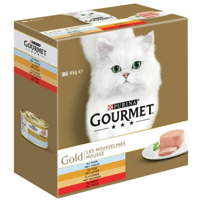 Afbeelding van 6x Gourmet Gold Fijne Mousse Rood 8 x 85 gr