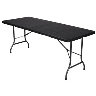 Afbeelding van Campingtafel Perel 180 x 75 74 (Inklapbaar, Handvat, Rotanlook)