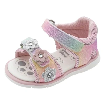 Afbeelding van Chicco Sandalo Con Doppio klittenbandsandalen voor meisjes, meerkleurig. 2., 22 EU