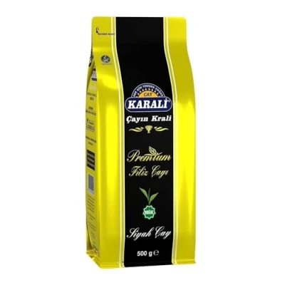 Afbeelding van Trinovi Karali Black Tea, 1 x 500 g, Premium Filiz Cayi, Turkish Intense Flavour, Perfect for Breakfast and Afternoon Loose Leaf, Traditional Enjoyment Tee