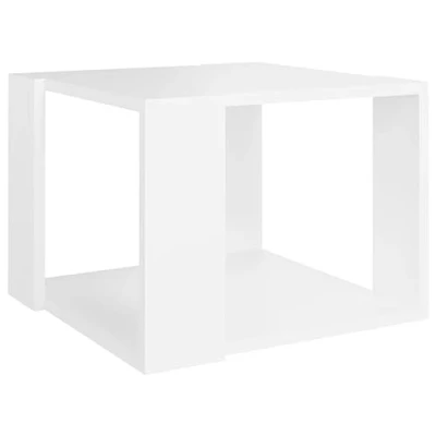 Afbeelding van vidaXL Salontafel, wit, 40 x 30 cm, bewerkt hout