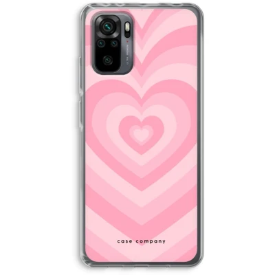 Afbeelding van Case Company® hoesje geschikt voor Xiaomi Redmi Note 10 Pro Hart Roos Soft Cover Telefoonhoesje Bescherming aan alle Kanten en Schermrand