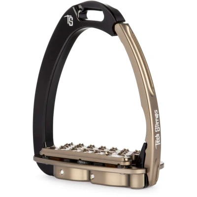 Afbeelding van Tech Stirrups Stijgbeugels Venice Plus EVO Zwart/Bruin Adult