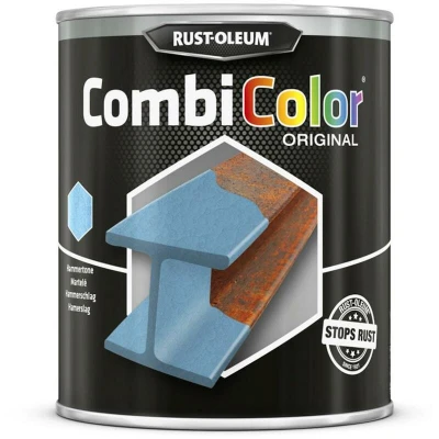 Afbeelding van Rust oleum Combicolor Hamerslag Licht Blauw 750 Ml