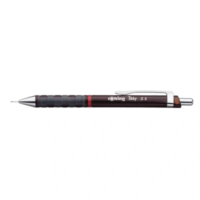 Afbeelding van rOtring Tikky Burgundy PLC 0.5mm Hb