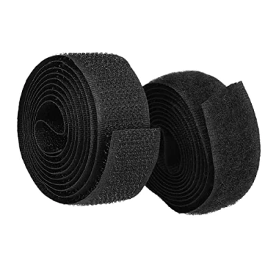 Afbeelding van mumbi Klittenband voor het naaien met haken en dons om op te klittenbandsluiting 20 mm x 1 m zwart