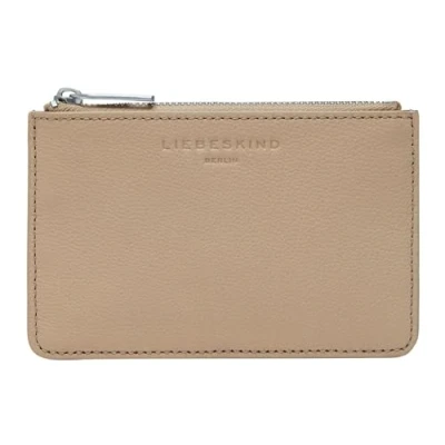 Afbeelding van LIEBESKIND BERLIN Leren Kaarthouder Classics Harris Star Cardholder Sandy Beige