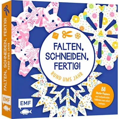 Afbeelding van Bastelblock: Falten, Schneiden, fertig! Rund ums Jahr