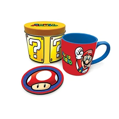 Afbeelding van Nintendo Super Mario Geschenkset Let&#039;s Go Mok en Onderzetter