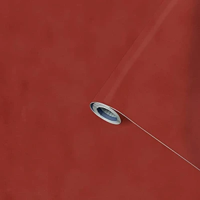 Afbeelding van Venilia Plakfolie Velvet optiek rood, veloursfolie, fluwelen folie, decoratiefolie, meubelfolie, behang, zelfklevende pvc, 140 µm (dikte: 0,14 mm), 53197