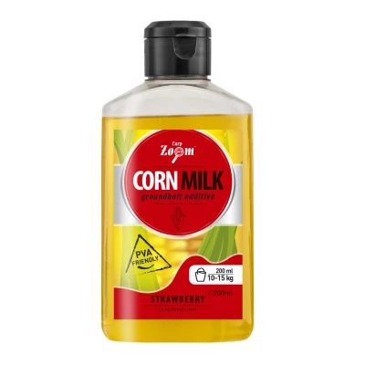 Afbeelding van Carp Zoom Corn Milk Extra Liquid Strawberry (200ml) Boilie flavours