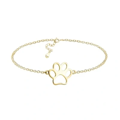 Afbeelding van SOFIA MILANI Damesarmband van 925 zilver met hanger in de vorm een poot, Edelmetaal, Geen edelsteen