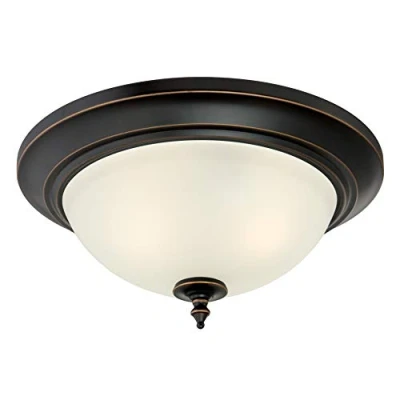 Afbeelding van Westinghouse Plafondlamp 33 cm, barnsteenbrons