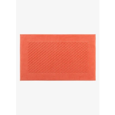 Afbeelding van Yves Delorme Etoile Badmat 55 X 90 Cm Koraalrood
