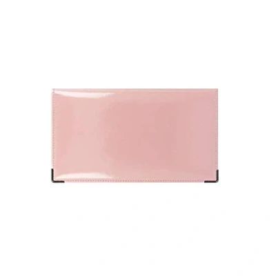 Afbeelding van Color Pop® Chequeboekhouder gemaakt in Frankrijk chequeboekje/creditcard/papieren, Oudroze, 2 kleppen
