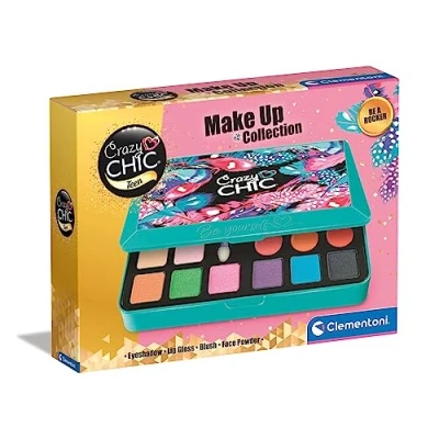 Image de Jeu d&#039;imitation Clementoni Crazy Chic Palette de maquillage Be a Rocker
