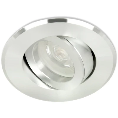 Afbeelding van LED Midi inbouwspot Ville Rond RVS Look Koel Wit Dimbaar 3.6W Integral