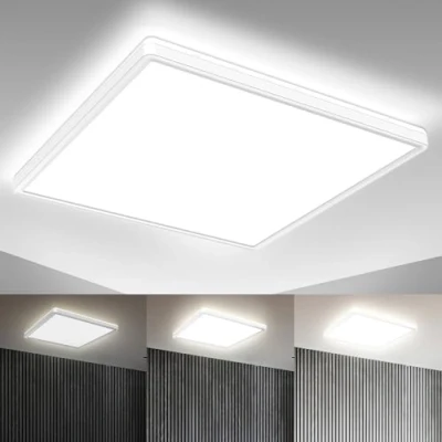 Afbeelding van B.K.Licht led Paneel plafondlamp dimbaar indirect licht plafonniére 42x42cm 4.000K 3.000Lm 22W