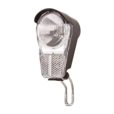 Afbeelding van Spanninga LED Galeo koplamp, zwart. incl. batterijen (werkplaatsverpakking)