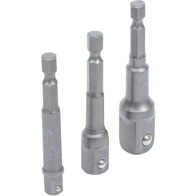 Afbeelding van BGS Adapterset voor boormachines 1/4&quot; / 3/8&quot; 1/2&quot;, 3 delig