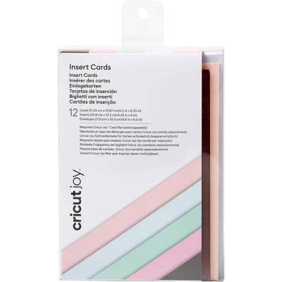 Afbeelding van Cricut Joy Insert Cards Kaartenset Meerdere kleuren, Pastel